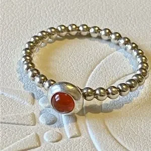 Pandora Jewelry Rareretiredauthentic Pandora Carnelian Bubble